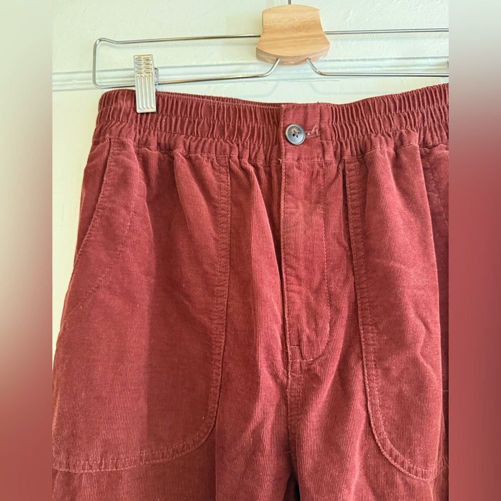 Madewell Curvy Tapered Huston Pull-On Crop Pants in Corduroy - Picture 6 of 9